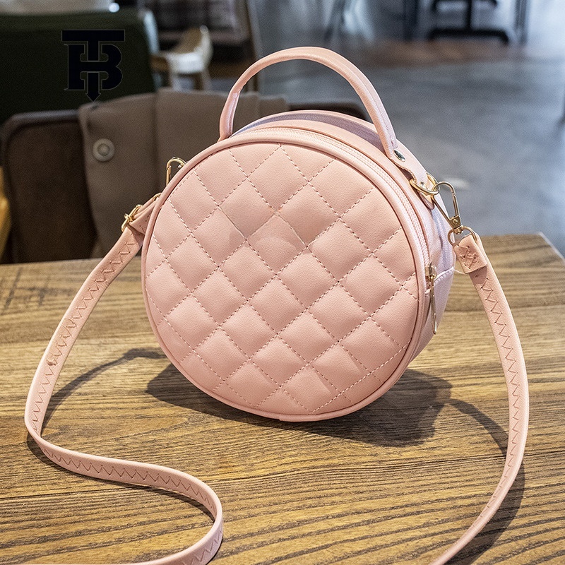 TB BHULAMTE Designer Fashion Women's Bag Summer New Sweet Girl Luxury Bag Style Small Round Bag Quilted Embroidery Small Bag Crossbody Bag