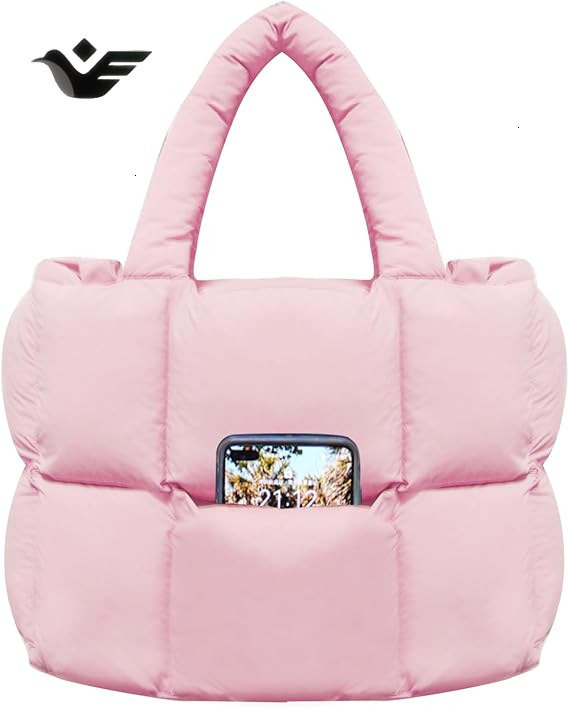 Feiyan Free Shipping New Designer Bag Luxury Shopping Bag Trend New Women's Shoulder Bag Down Cotton Jacket Bag Large Capacity Fashion Handheld T