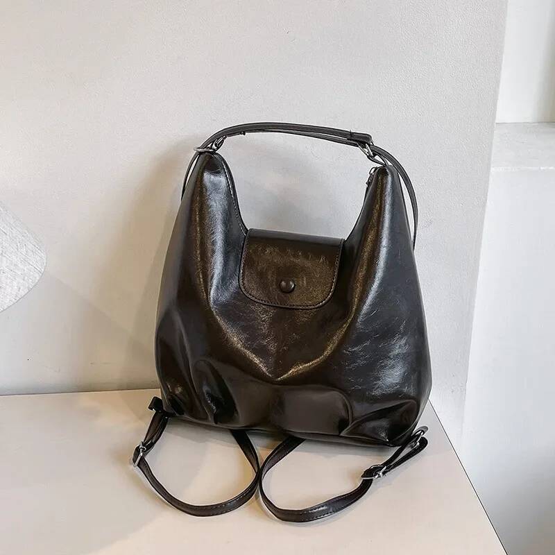 Tilorraine elegant retro large capacity for women 2025 new autumn and winter commuting backpack single shoulder tote bag