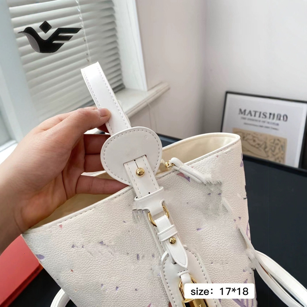 Feiyan Free Shipping New Designer Bag Luxury Shopping Bag Style Monogram Bucket Bag With Bowknot Versatile Crossbody And Shoulder Bag For Commuting