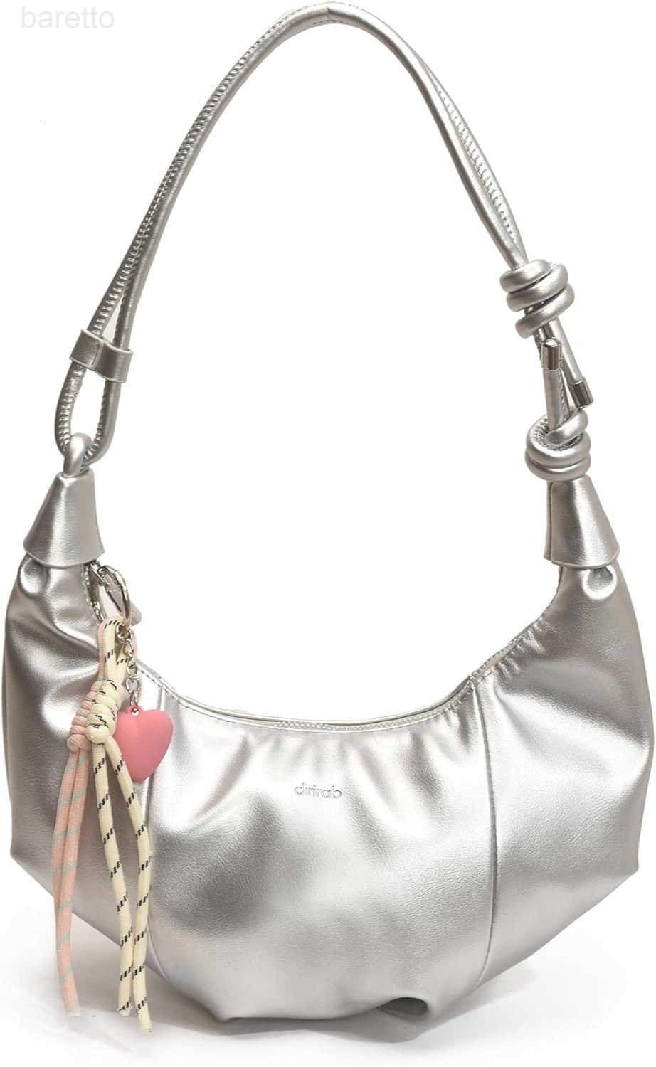 Small Shoulder Purse for Women Summer Crescent Hobo Bag Y2K Trendy PU Leather Crossbody Handbag with Adjustable Strap M250903