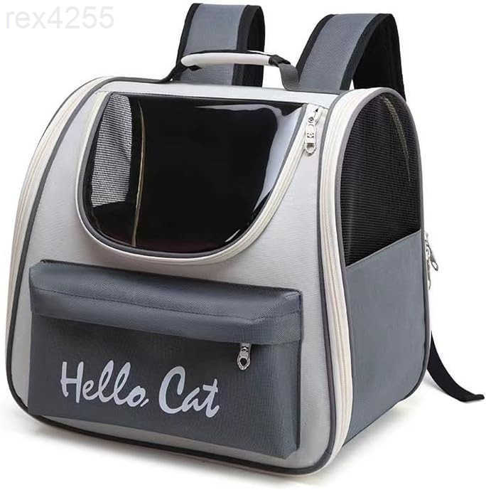 Cat Carrier Backpack for Small Medium Cats Dog Backpack Pet Cats Puppy Dogs Birds Bunny Backpack for Travel Indoor Outdoor UseGrayW250904