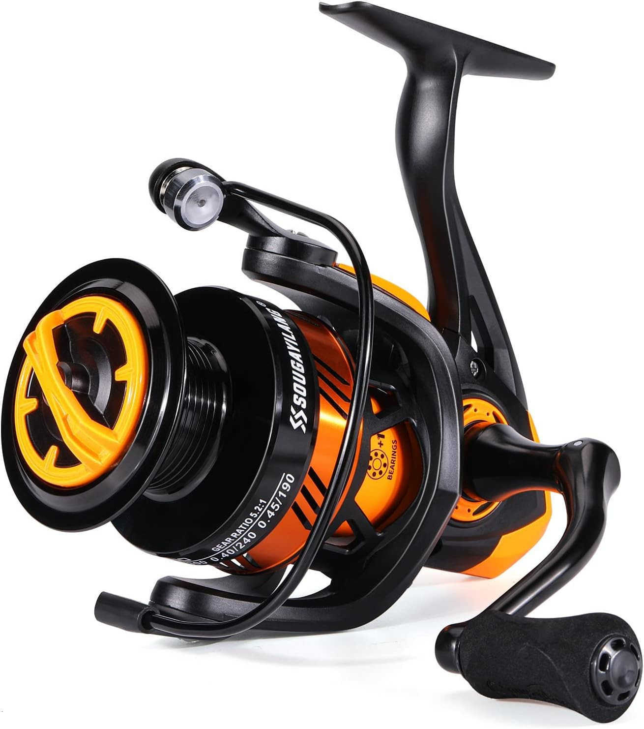 Fishing Reel Ultralight Spinning Reel with Aluminum Spool 521 High Speed Spinning Fishing Reel 10006000 Series for Freshwater W250904