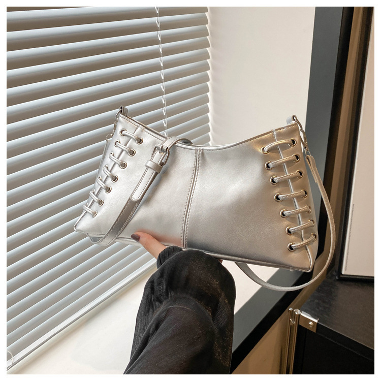 2025 autumn new product Korean version niche design versatile armpit bag simple and fashionable crossbody bag designer shoulder bag