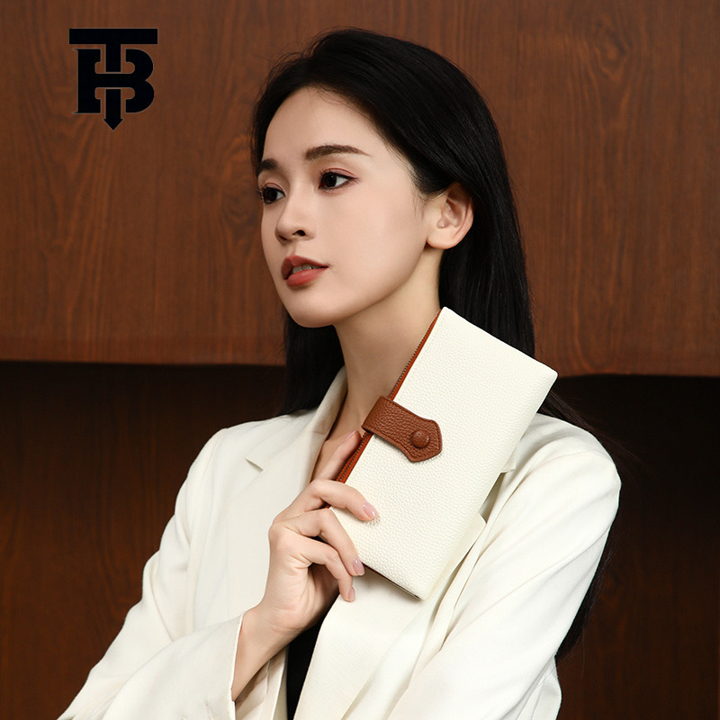 TB BHULAMTE 2025 Cross-border Hot-selling RFID Litchi Pattern PU Women's Designer S Bag Wallet Clutch Coin Purse Anti-magnetic Multi-color Factor