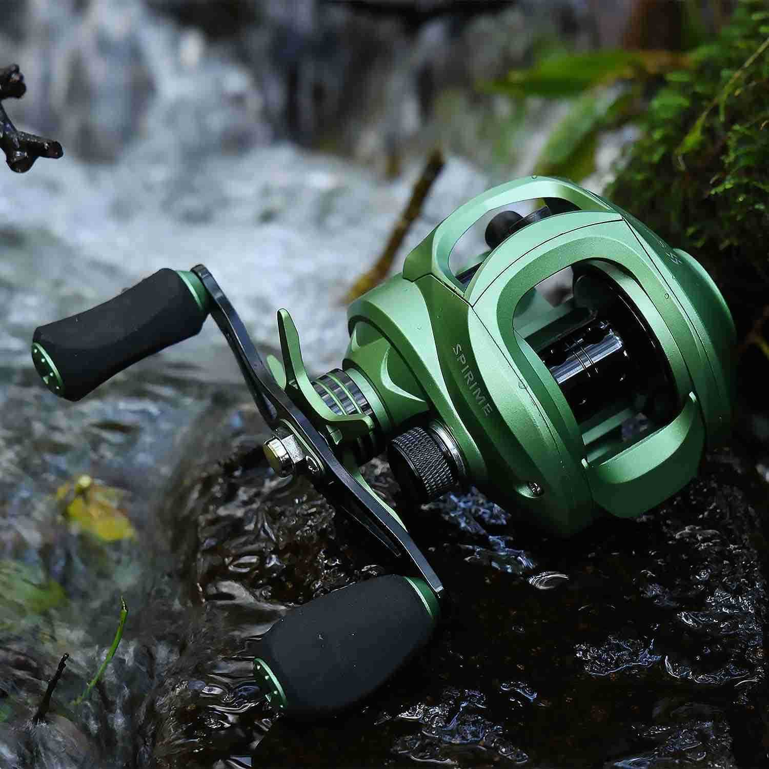 Fishing Baitcasting Reel Baitcaster Fishing Reels with 91BBMagnetic Braking System W250904