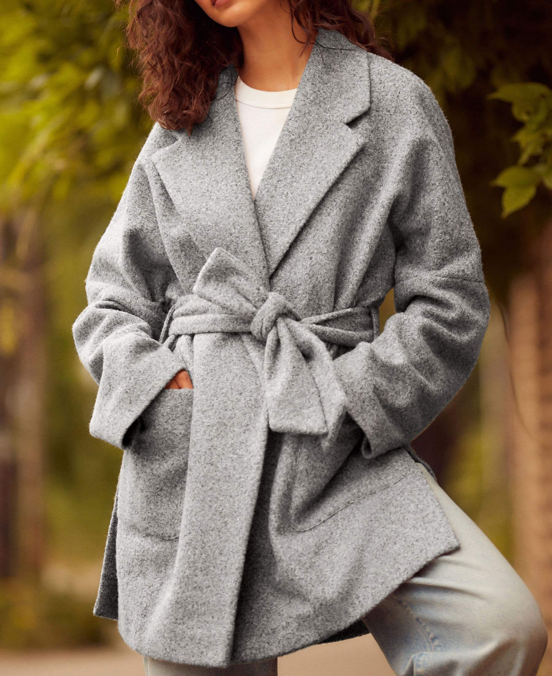 Autumn Winter Thickened Women Coat Notched Lapel With Belt Windproof Overcoat Office Ladies Work Wear Customized