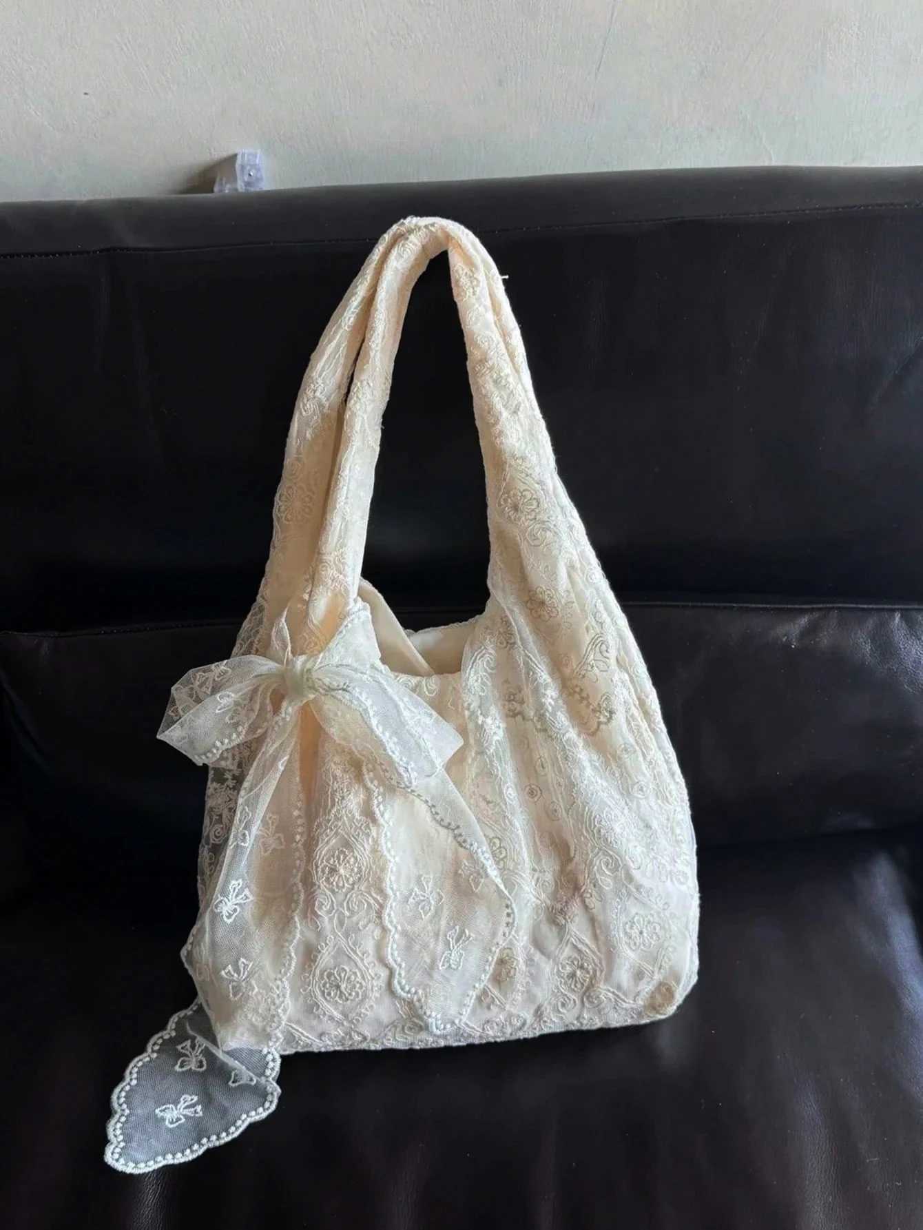 National Style Embroidered Elegant Casual Lady Tote Bag Shoulder Handbag With Large Capacity For Work Z250903