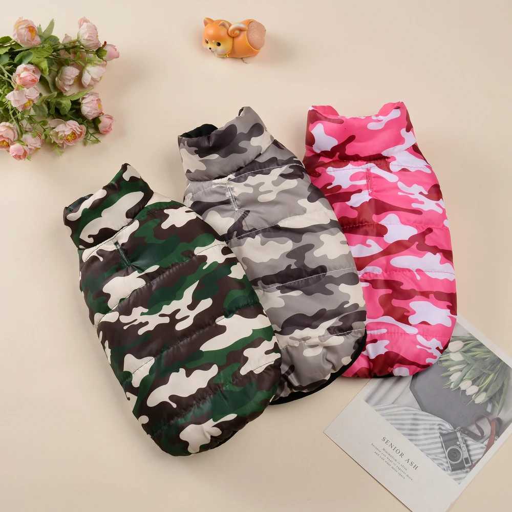 Winter Warm Dog Clothes Waterproof Windproof Pet et Coat For Small Medium Dogs Cats Camouflage Print Chihuahua Pug Outfits W250904