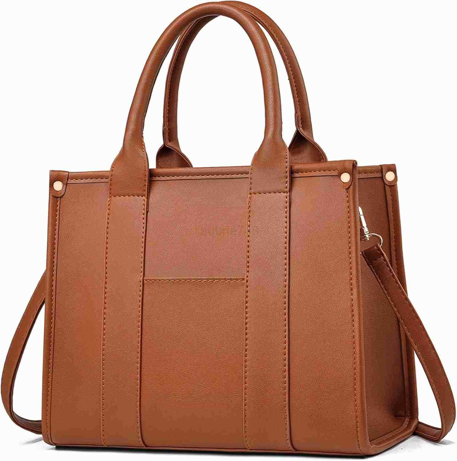 The Tote Bag Crossbody Purses for Women Shoulder Bag Handbags PU Leather Top Handle Bags with zipper M250904