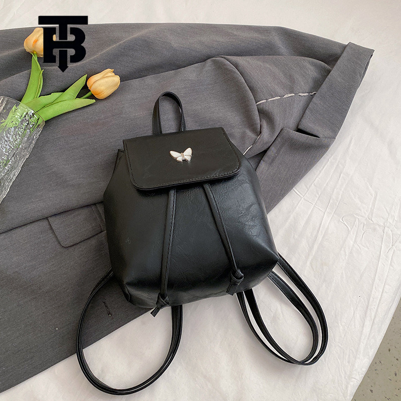 Designer S Bag TB BHULAMTE Vintage Niche Backpack For Women 2025 New High-end Retro Fashion Backpack Versatile Ins Casual Small Bag