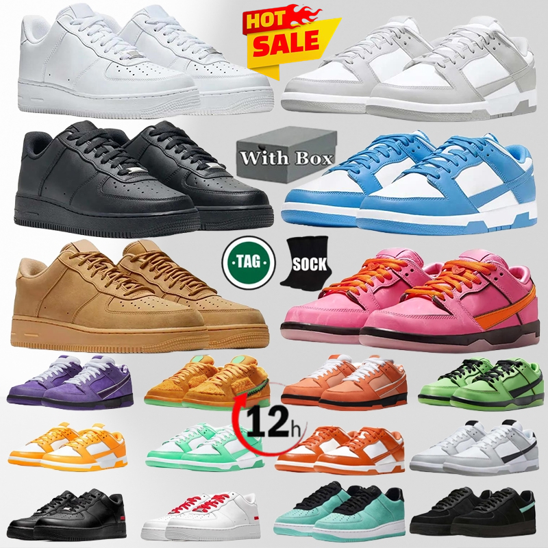 2025 Designer shoes Men Women One Casual shoes skate Low Sneakers Skeleton White Gum Mocha Grery University Blue Pink Prime Pine Green mens Trainers sneakers 36-45
