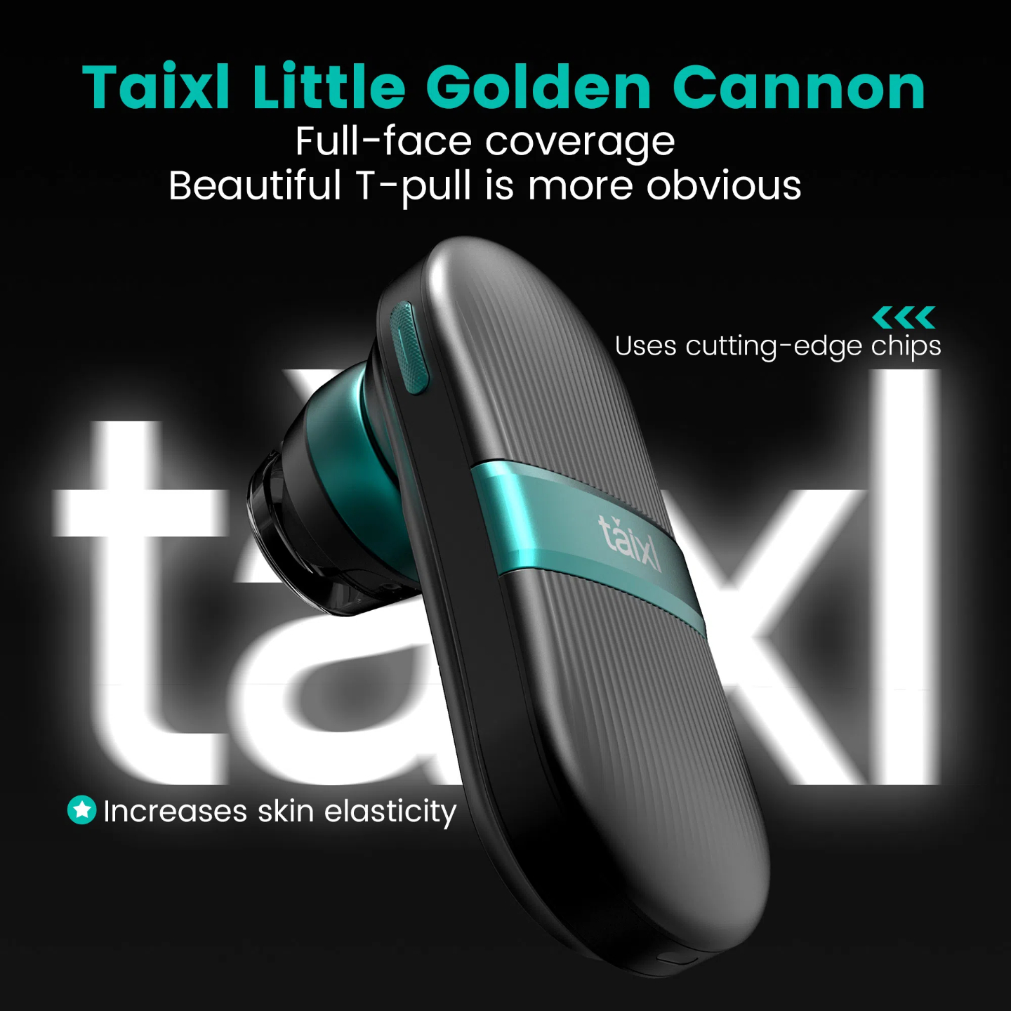 Taixl High-Frequency Ultrasound Facelift Portable Little Colden Cannon Facial Treatment Device Smooths Fine Lines Lifts And Tightens Mild And Painless