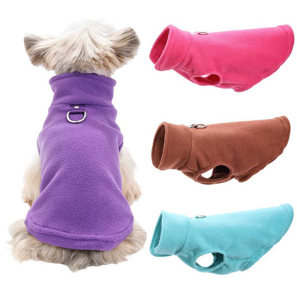 Winter Warm Dog Clothes For Small Medium Dogs Cats With Dring Soft Cozy Puppy Fleece et Yorkshire Chihuahua Pet Costume W250904