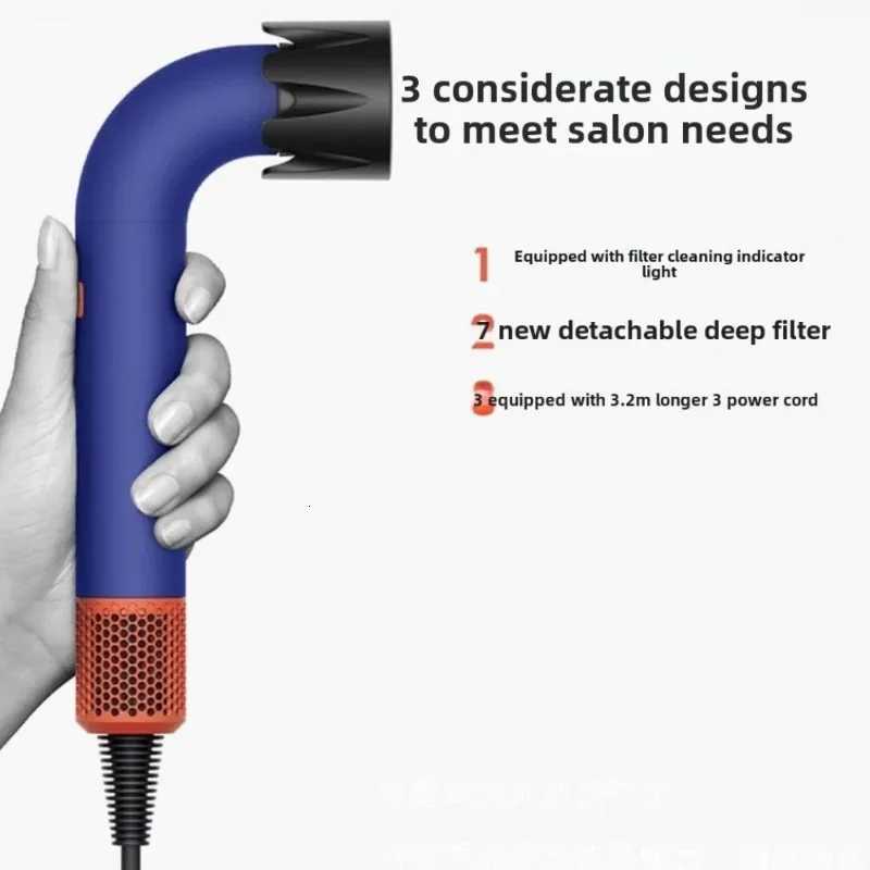 2025 New Elbow Hair Dryer Barber Shop High Speed Hair Dryer Hair Dryer Household Negative Ion Quick Drying secadora de peloW250904