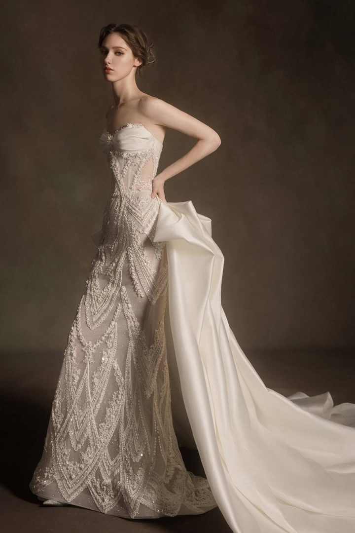 Graceful Sequins Wedding Dresses Crystal Pearls Mermaid Bridal Gowns with Cape Customized Bride Dress Vestidos De Novia