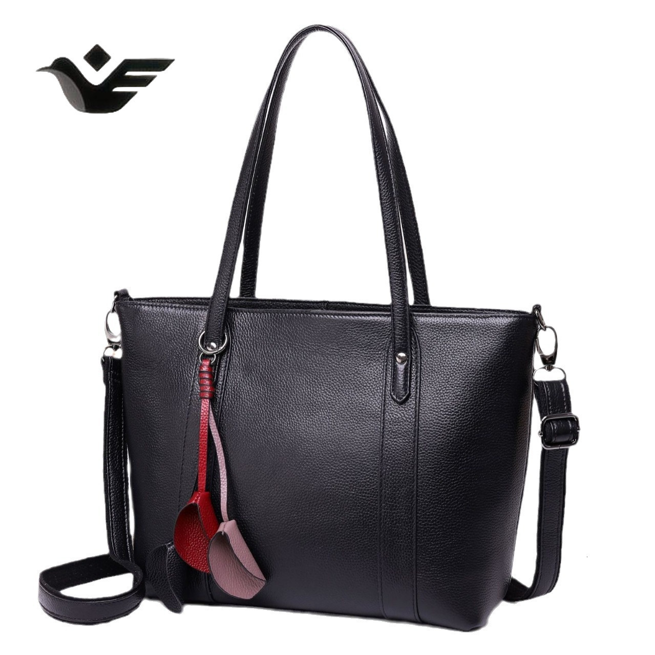 Feiyan Free Shipping New Designer Bag Luxury Shopping Bag Top Layer Cowhide Fashion Women's Bag Tote Handbag Crossbody Genuine Leather Large Capa