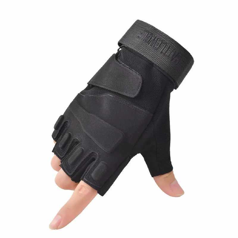 Outdoor Tactical Gloves Fitn Half Finger Mittens Kids Women Men Tactical Riding Gloves Sports Hunting Fingerss Gym GlovesXJ250904