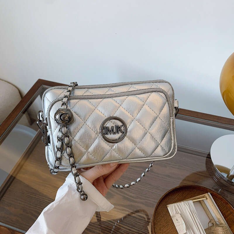 Designer Bags Fashion Chain Crossbody Bag Multi-layer Small Square Bag for Women 2025 New Versatile Womens Shoulder Crossbody Bag