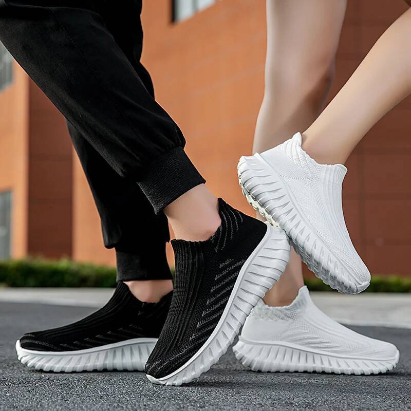 Unisex Socks Summer Platform Breathable Mesh Sneakers Fashion Casual Couple Soft Soles Non-slip Men's Shoes ddmysaturn