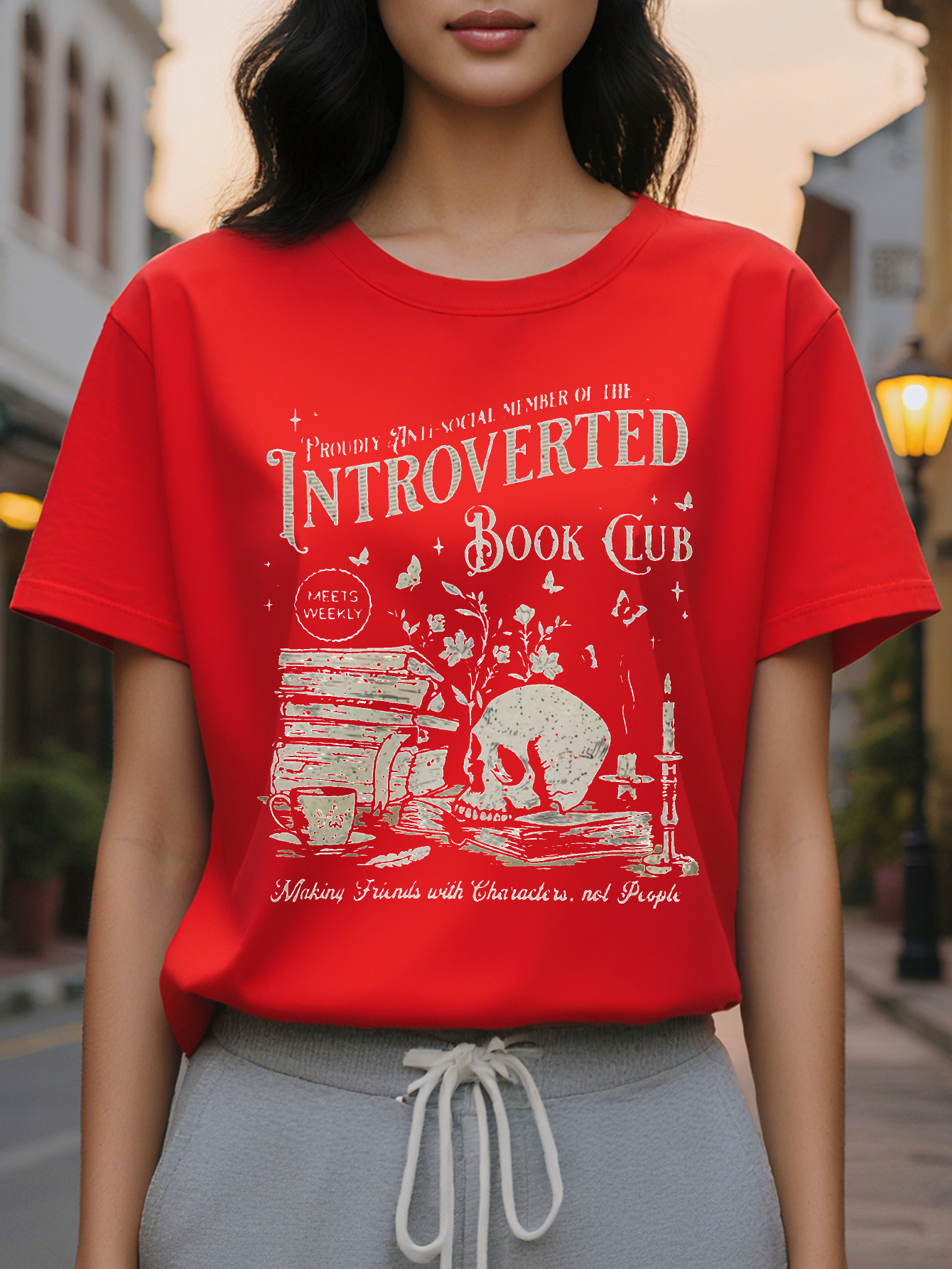 Large XL Vibrant Graphic Print Crew Neck T-Shirt Soft Breathable Short Sleeve Casual Top Spring Summer Women's Fashion Plus Size