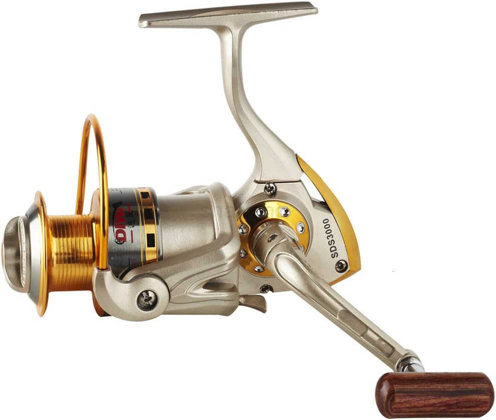 Spinning Fishing Reels for Saltwater Freshwater 1000 2000 3000 4000 5000 6000 Series Fishing Spool LeftRight Interchangeable Trout Carp Spinning Reel 