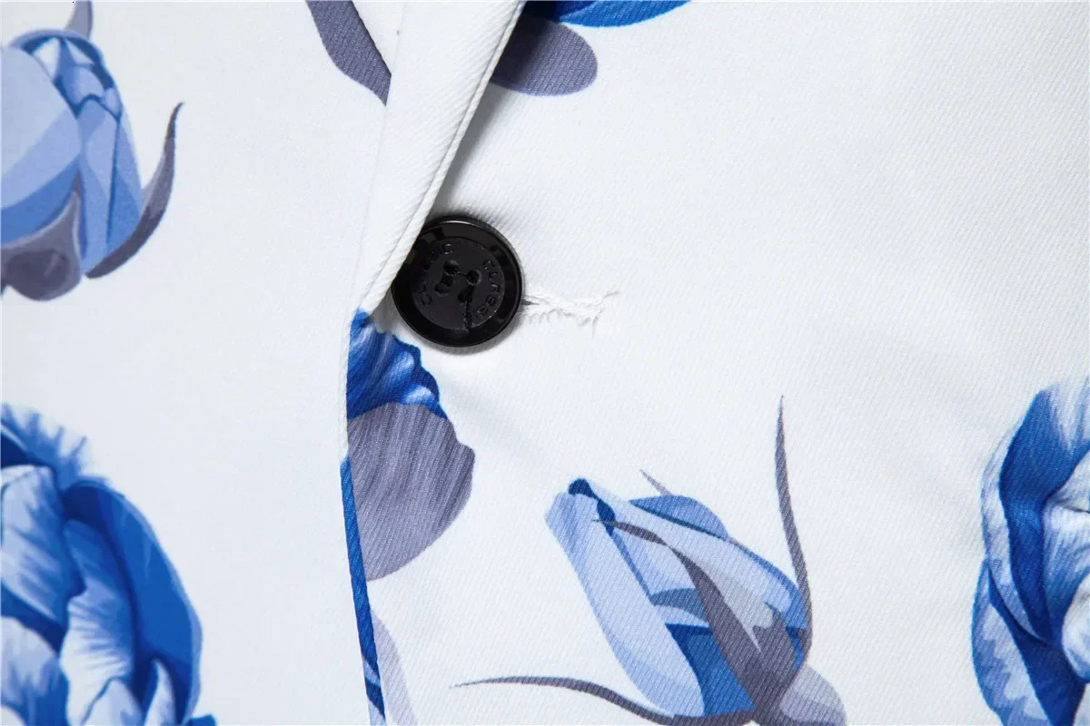 Mens Suit Jacket Floral Art Suit Business Casual Suit Jacket Blazer Men Clothing 250903