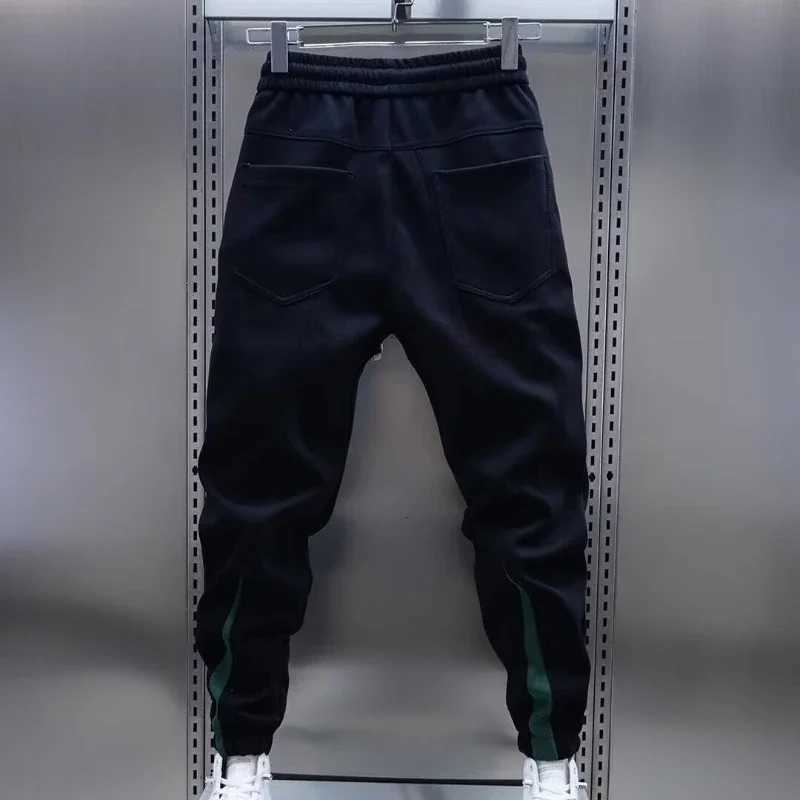 2024 Autumn Mens Sport Pants High Street Joggers Trendy Trousers 9Minute Sweatpants Fashionable Daily Mens Clothing NewXJ250904