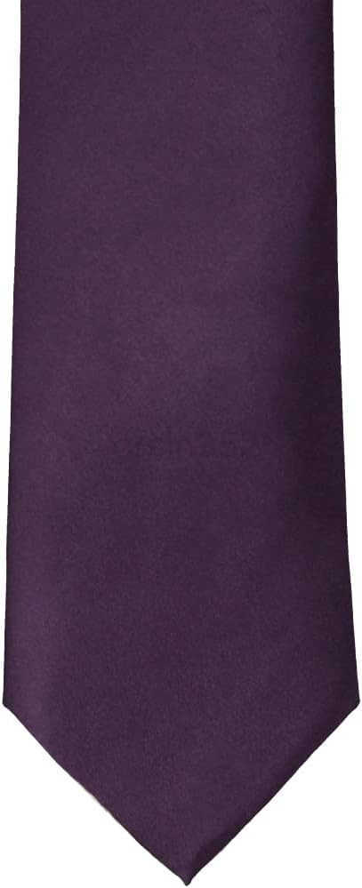 Mens Solid Color Necktie Standard LengthW250904