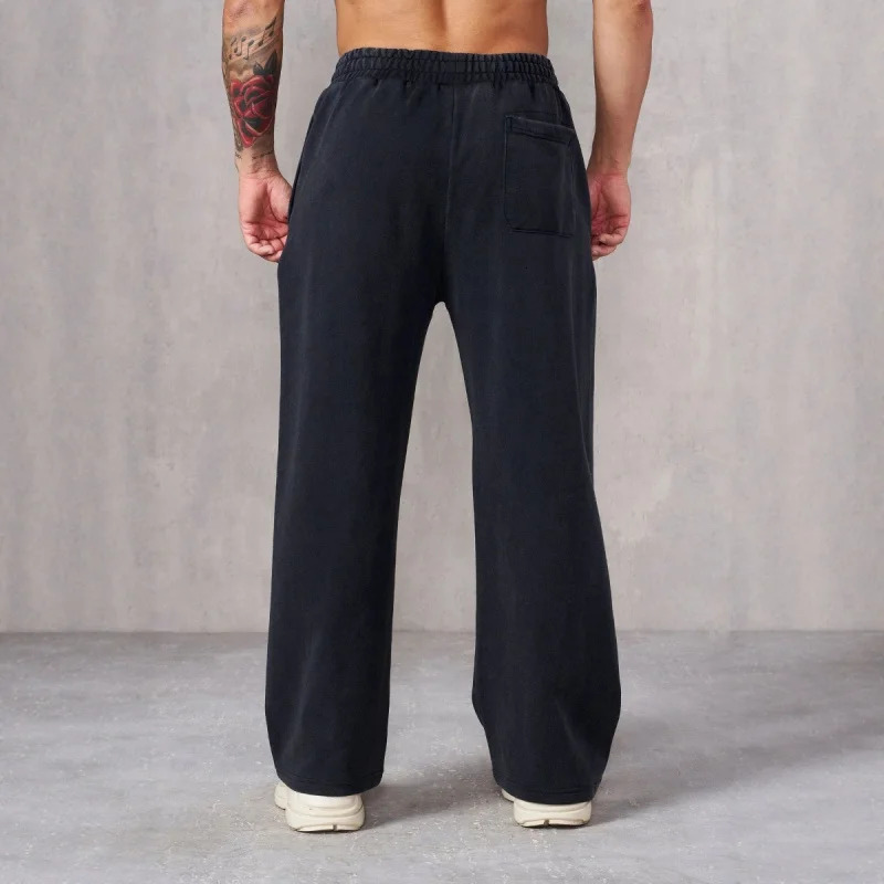 2025 American Style Mens Sports Pants Spring Autumn Outdoor Jogging Muscle Fitness Embroidered Straight Casual Long Pants 250903