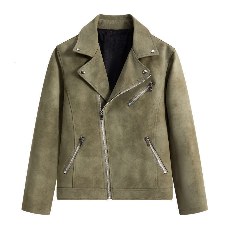 New American Style Leather Jacket High-end Tie-dye Washed Matte Craft Trendy Fashion