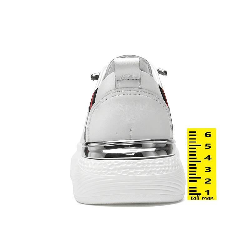 5001 Man White Sneakers Men Elevator Height Increase Insole 6cm Sports Plus Size 37-43 ddmysaturn