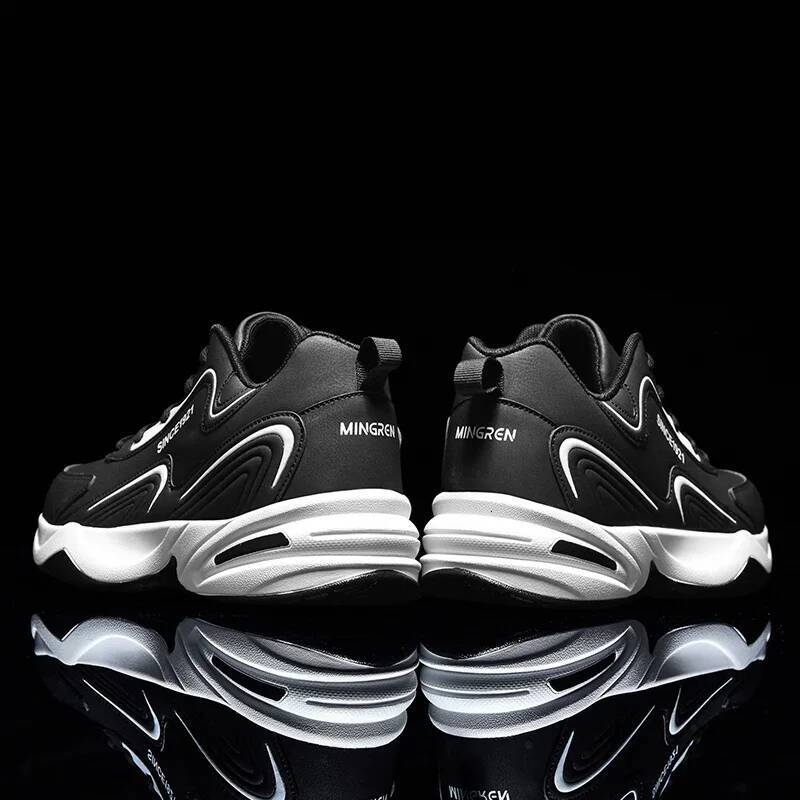 Men Sports Running Shoes Outdoor Walking Soft Casual Sneakers Fashion Designer Leather Sneaker Waterproof Men's Tennis Masculina ddmysaturn