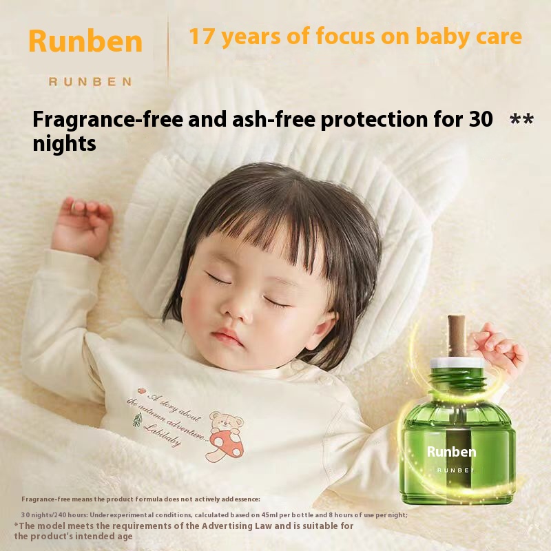 Electric mosquito repellent liquid odorless, baby and children's timed electric mosquito repellent dispenser special supplement liquid, anti mosq