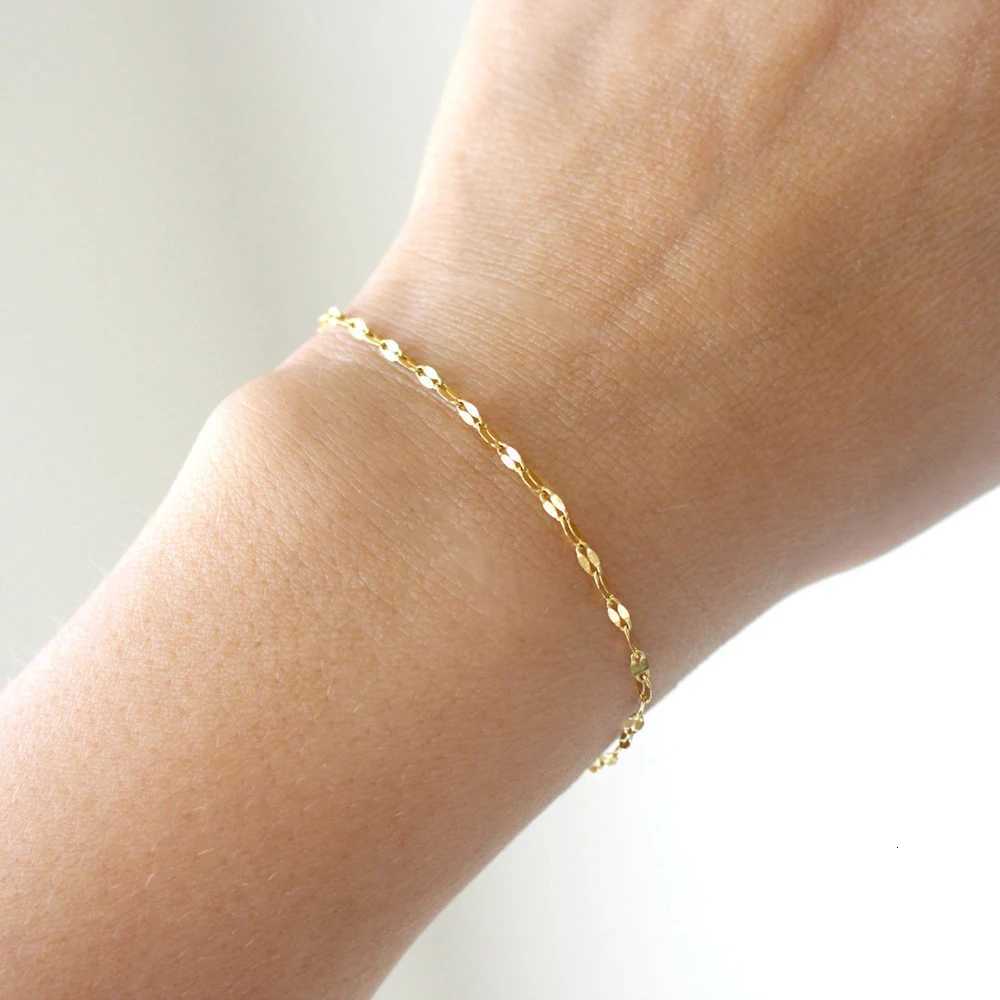 Adjustable Gold Color Stainl Steel Chain Bracelets for Women Wholesale Stainl Steel Jewelry Women BraceletsXJ250904