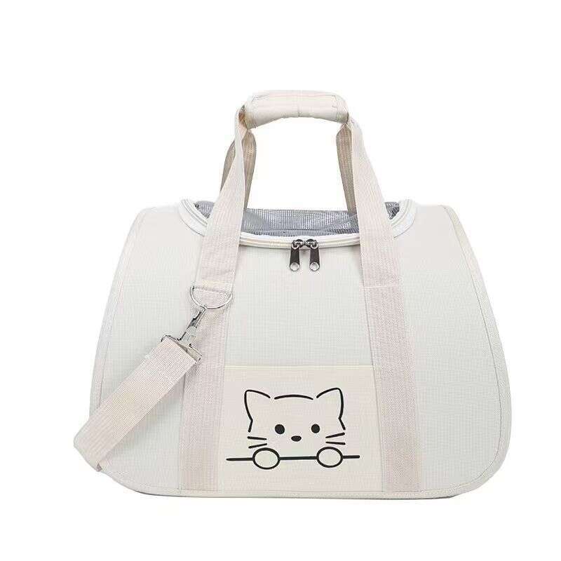 famous brand Outdoor Pet Large Capacity Handheld One Shoulder Foldable Cat Bag Portable