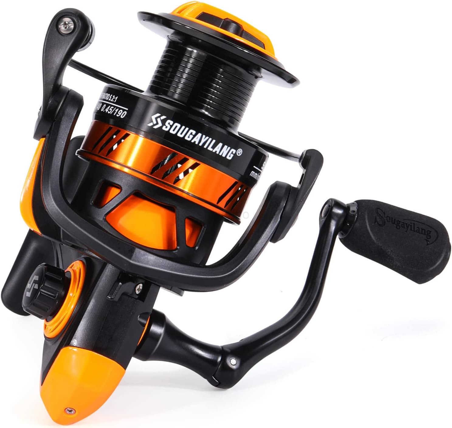 Fishing Reel Ultralight Spinning Reel with Aluminum Spool 521 High Speed Spinning Fishing Reel 10006000 Series for Freshwater W250904