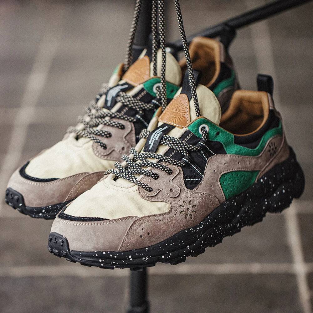 Maden Patchwork Outdoor Jogging Sports Breathable Lace-up Trendy Sneakers for Men's Summer Casual Running Thick Sole Shoes ddmysaturn