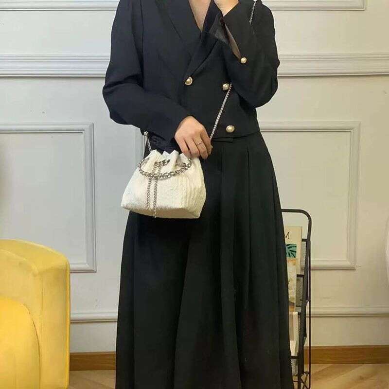 Luxury bag Fashionable new Korean version niche portable sweet bucket chain single shoulder crossbody