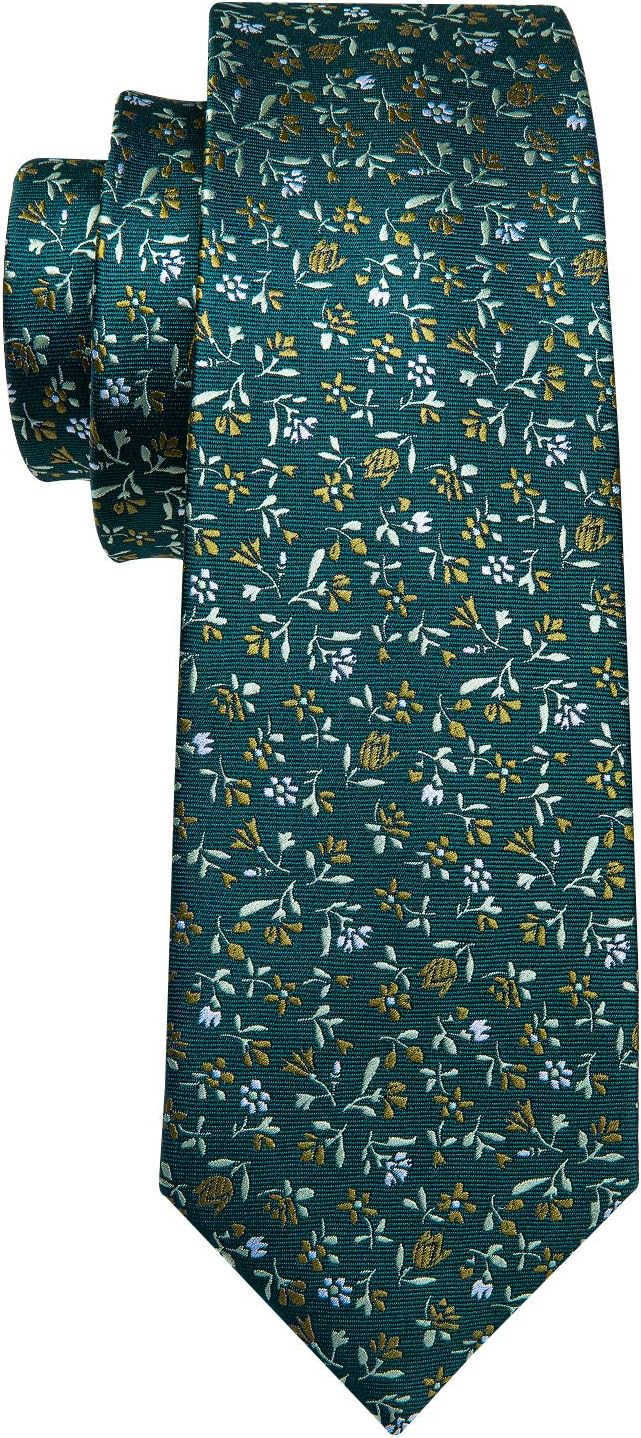 Ties for Men Silk Tie Sets Polka Dot Woven Necktie Pocket Square Cufflinks Business WeddingW250904