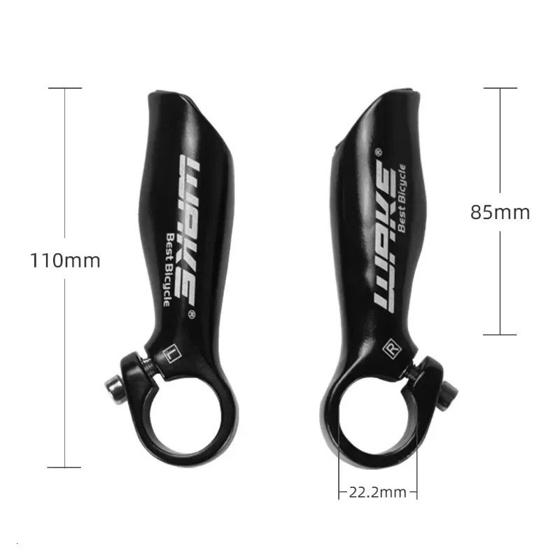 Bicycle Auxiliary Handlebar Aluminum Alloy Mountain Bike Ends MTB Bull Horn Rest Handle Bar Cycling Vice 250903