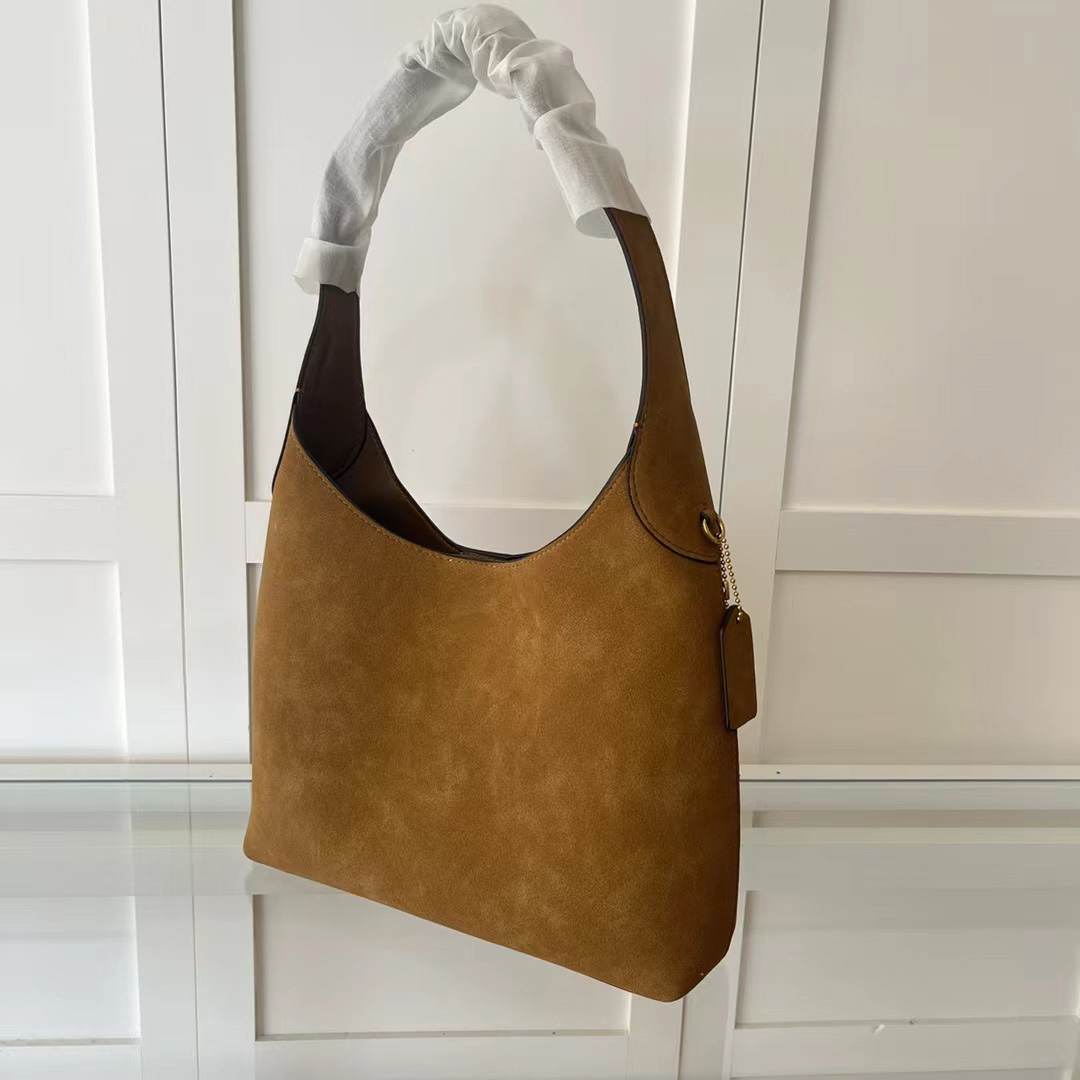 Suede Brooklyn Shoulder Bag 28 Large Tote Modern Style Casual Classical Bags Designer Women Bag