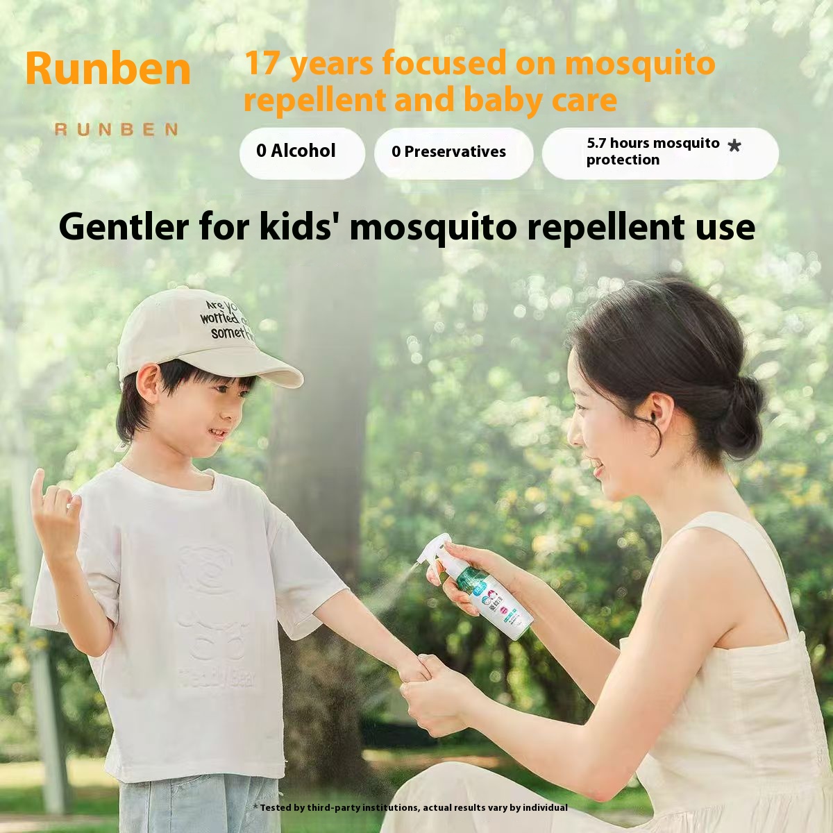 Mosquito Repellent Spray for Babies and Children - Outdoor Use Mosquito Repellent Lotion 50ml