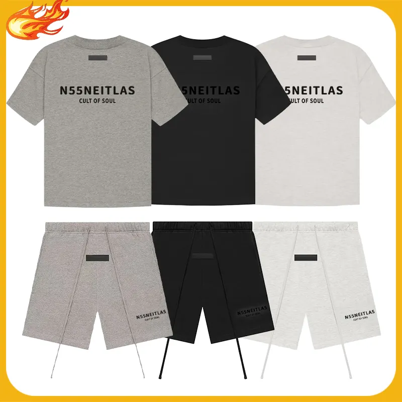 mens essentai designer t shirt graphic tee esstential tshirt mens designers essintals t shirt men shirts for men designer mens luxury t-shirt clothes tee 01 02