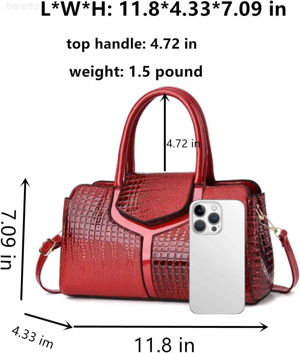 Top handle Satchel bags Shoulder Crossbody Purse Retro Crocodile Hobo Handbag Cluth Purse for Women M250904