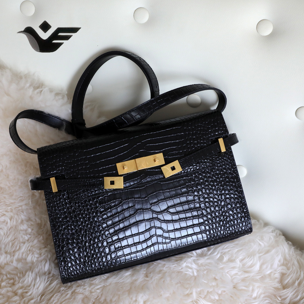 Feiyan Free Shipping New Designer Bag Luxury Shopping Bag Trendy Manhattan Women Bag Genuine Leather Kelly Bag Versatile Messenger Bag Shoulder