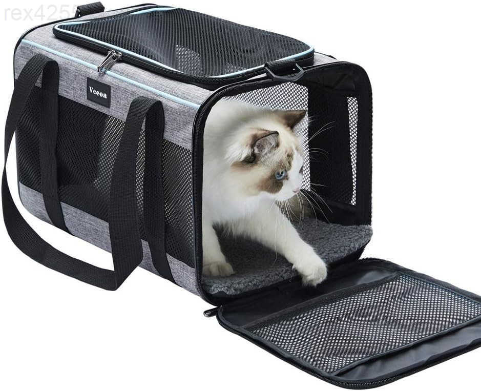 175x11x11 Inches Cat Dog Carrier for Pets Up to 16 Lbs SoftSided Cat Bag Animal Carriers Travel Puppy Carry As a Toy of Fabric Pet HomeW250904