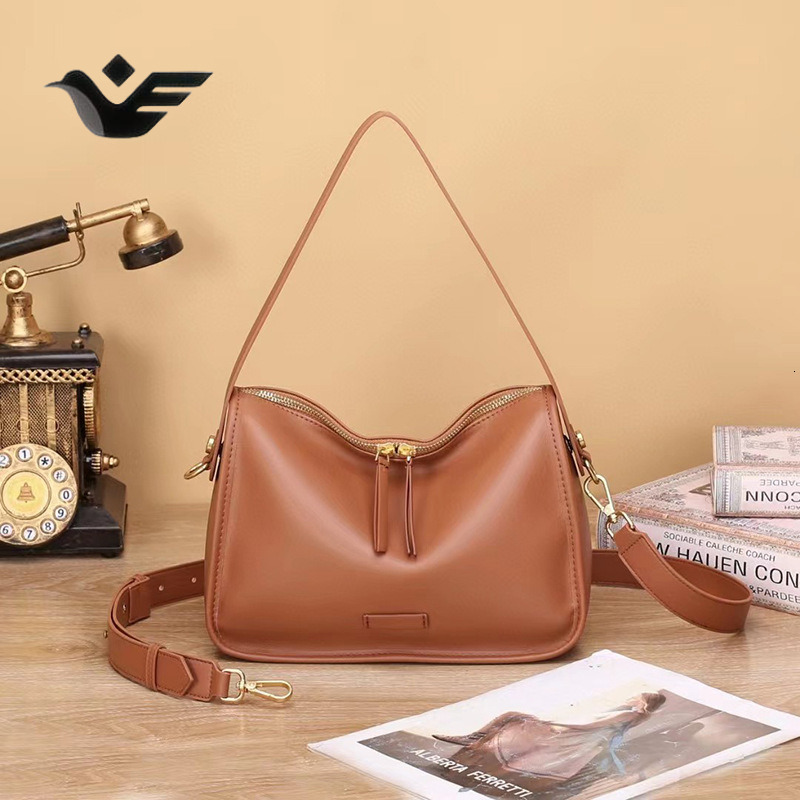 Feiyan Free Shipping New Designer Bag Luxury Shopping Bag Women's Large Capacity Bag Korean Style Crossbody Bag Soft Leather High-end Feel