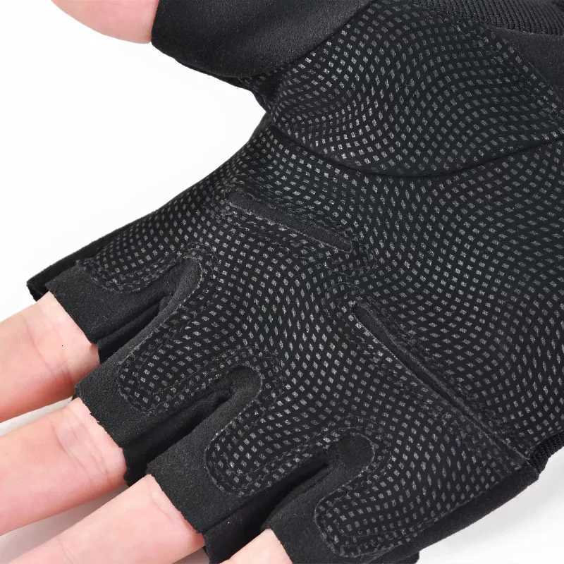 Outdoor Tactical Gloves Fitn Half Finger Mittens Kids Women Men Tactical Riding Gloves Sports Hunting Fingerss Gym GlovesXJ250904