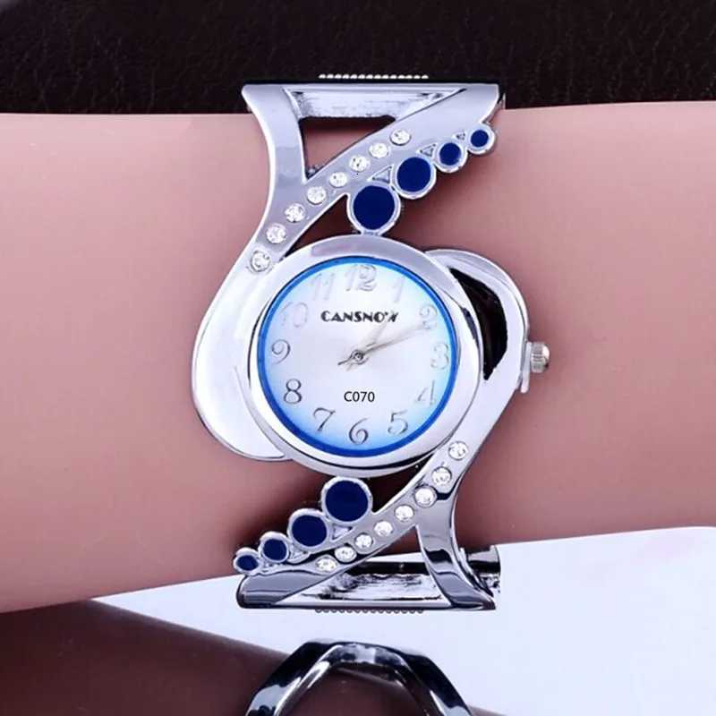 New Design Wen Bangle Wristwatch Quartz Crystal Luxury Relojes Rhinestone Fashion Fem Watches Hot S Eleagnt Mujer Watch X250904